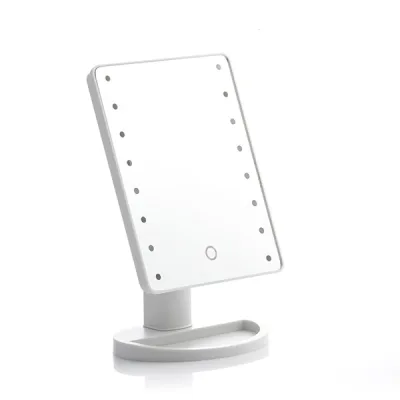 Oglinda pentru machiaj  LED, buton tactil