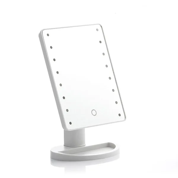Oglinda pentru machiaj  LED, buton tactil