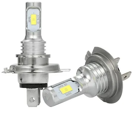 Set 2 Becuri auto H7 12 LED SMD putere 1600W