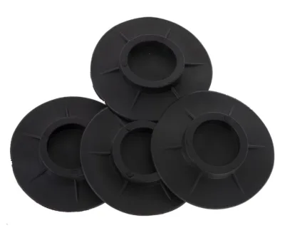Set 4 picioruse pentru masina de spalat NEGRE