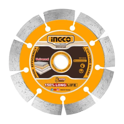 Disc Diamantat Segmentat 130mm Compatibil cu WLC30001, Ingco DMD011301
