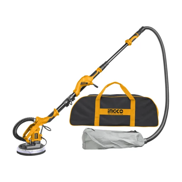 Masina de slefuit pereti telescopica 1050W, 225mm, 2m, slefuitor Ingco DWS10501