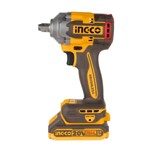 Masina de insurubat Pistol cu Impact 400nM, 20V 1/2, cu 2 Acumulatori Ingco CIWLI2040E