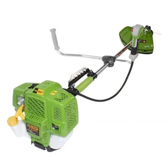 Motocoasa Benzina 2t, 5.8cp, 9000rpm, 52 cm³, 3 sisteme taiere, accesorii inclusie, PROCRAFT T4350 GERMANY
