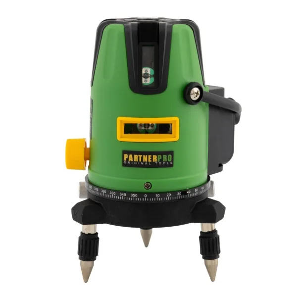 Nivela laser 5 linii, 40m, ±2mm/5m, si 2 acumulatori, PARTNER PRO PLE-5D 14624