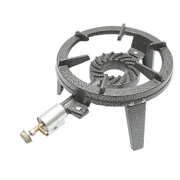 Arzator Pirostie pentru Ceaun cu gaz, 6500w, 450g/h, 335x85x350mm, din Fonta, popan-butan, gpl, Campion model PROFESSIONAL CMP1661