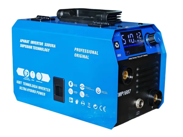 *SUPER PACHET* Aparat de sudura tip Invertor cu sarma 495A, + x2 pachet electrozi 1kg, x1 sarma sudura 1kg, magnet sudura, MMA/MIG/MAG afisaj digital, ventilat, URAL MASH IGBT TEHNOLOGY ULTRA HYBRID POWER, CMP1697