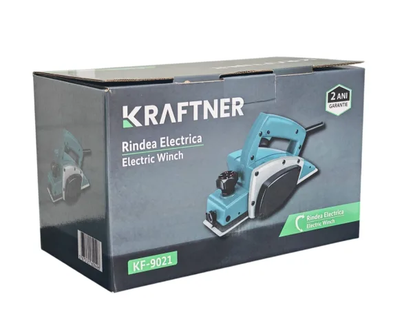 Rindea electrica 900w, 16000rpm, adancime reglabila 1 - 2mm, 82mm latime KRAFTNER KF-9021