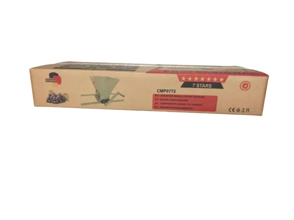 Zdrobitor manual de struguri 25L, 180kg/h, tambur poliamida, CAMPION PROFESSIONAL CMP0772