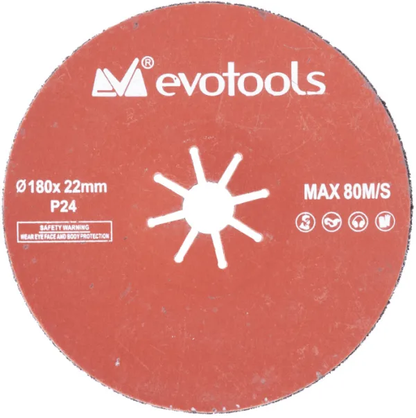Disc Glazurat pentru slefuit 115 mm; 24 granulatie evotools 681070