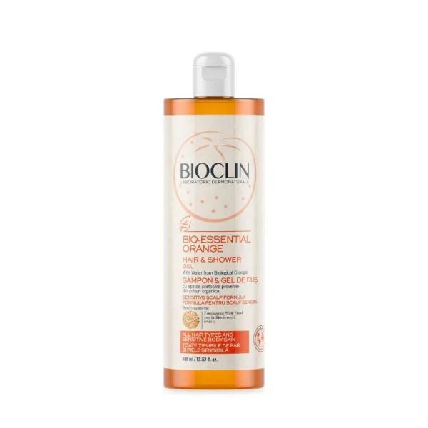 Sampon si gel de dus Bio-Orange, 400ml, Bioclin