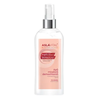 Apa micelara demachianta, ten sensibil, 150ml, Aslavital