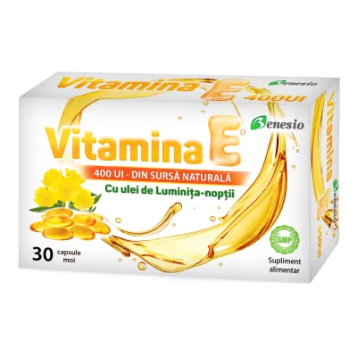 Vitamina E 400 UI, 30 capsule, Benesio
