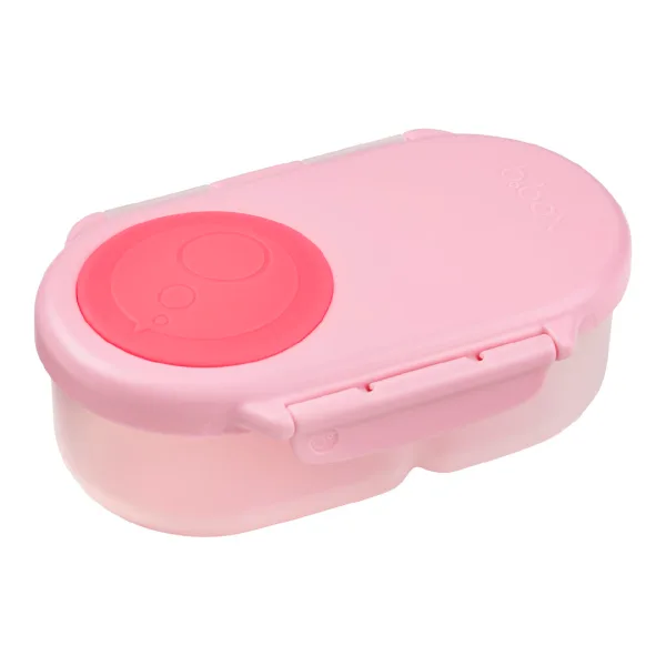 Caserola compartimentata Snackbox, +3 ani, Roz, B.Box