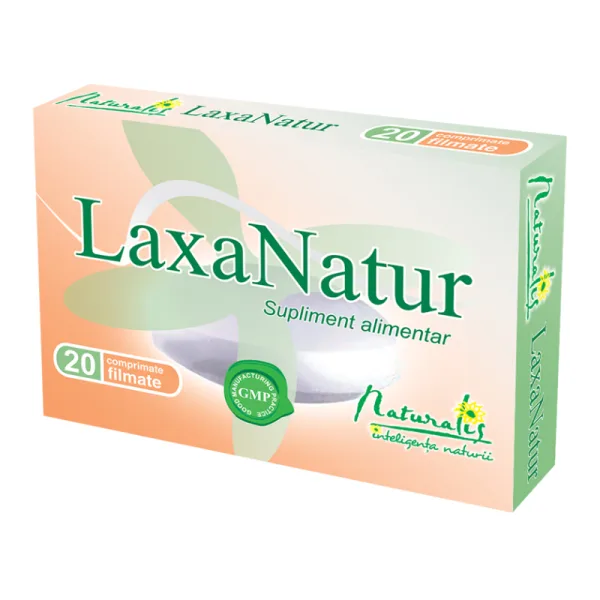 LaxaNatur, 20 comprimate, Naturalis